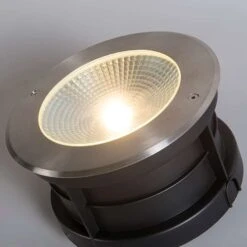 QAZQA Moderne Grondspot Aluminium Incl. LED 20W - Bridge -Woonwinkel 1000014974 0102