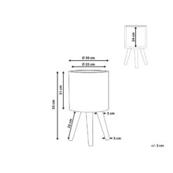 Beliani Plantenbak Voor Buiten ACHILIO - Bruin Magnesiumoxide 8 Beliani Plantenbak Voor Buiten ACHILIO - Bruin Magnesiumoxide -Woonwinkel 1000018186 0102