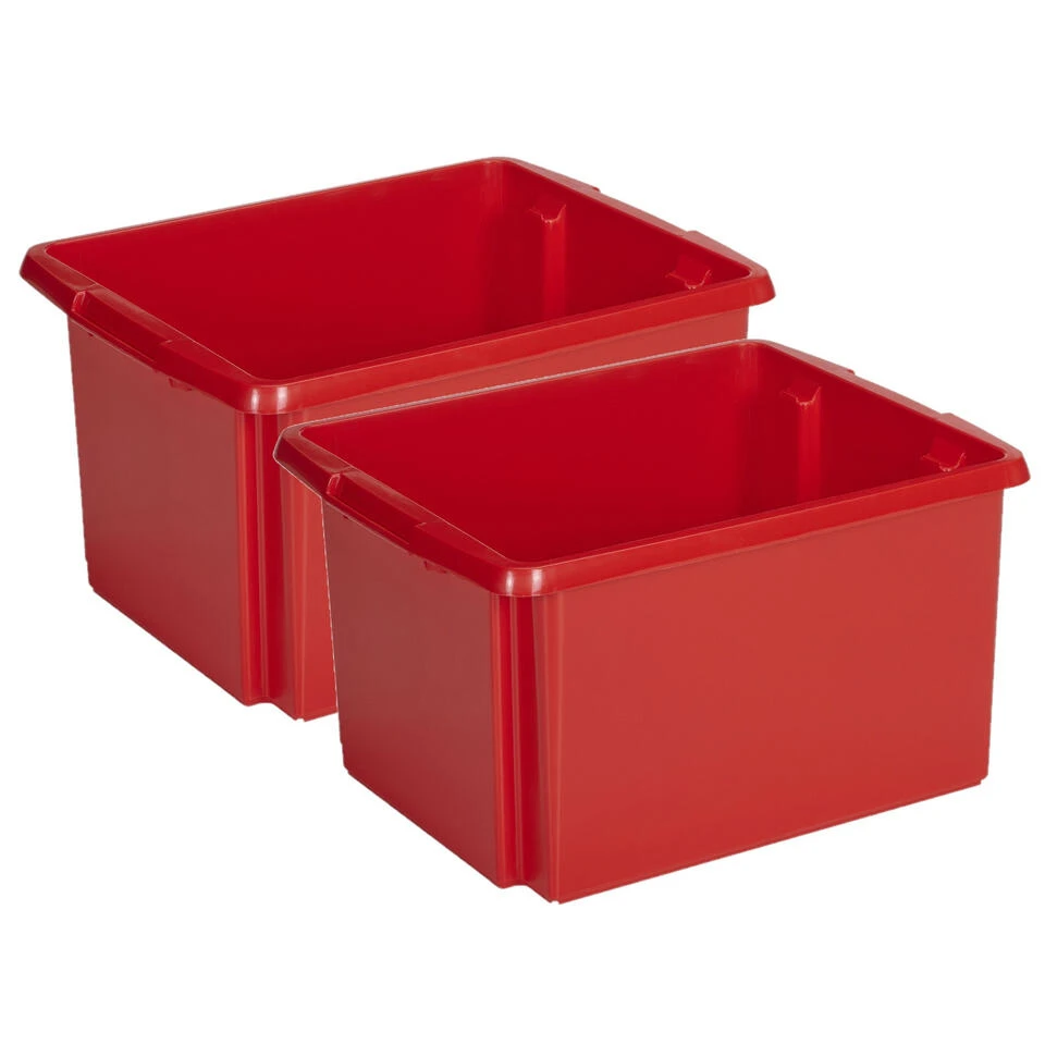 Nesta Opbergbox 32L Rood 4 Nesta Opbergbox 32L Rood - Afbeelding 2
