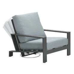 Garden Impressions Coba Verstelbare Lounge Tuinstoel - Mint Grey -Woonwinkel 1000035582 0104
