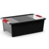 Kis Bi Opbergbox M - 26L - Zwart/transparant -Woonwinkel 1000046952