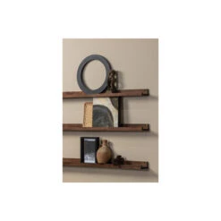 WOOOD Fotolijstplank Studio - Mangohout - Walnoot - 5x120x10 -Woonwinkel 1000052518 0102