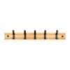 QUVIO Kapstok Bamboo Verschuifbare Haken Hout 2 QUVIO Kapstok Bamboo Verschuifbare Haken Hout -Woonwinkel 1000071847