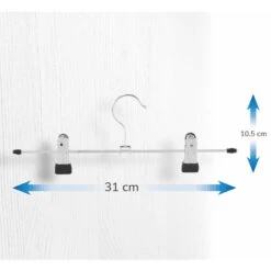 ACAZA Set Van 30 Broekhangers Met Knijpers Voor Heren Of Dames -Woonwinkel 1000074000 0103