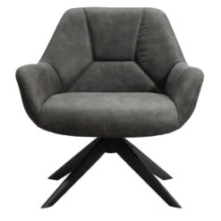 Fauteuil Mace - Stof - Grijs
