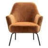 Fauteuil Hamburg - Fluweel - Koper -Woonwinkel 10207457