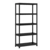 Keter Plus Shelf 90/5 - 5 Planken - 90x40x182cm - Zwart -Woonwinkel 1173102716