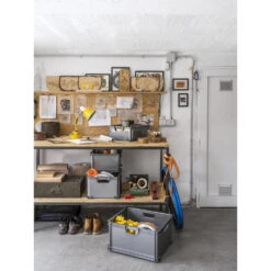 Curver Unibox Classic Opbergbox L - 3x30L - 43x35x23,5cm - Grijs -Woonwinkel 1237137916 0103