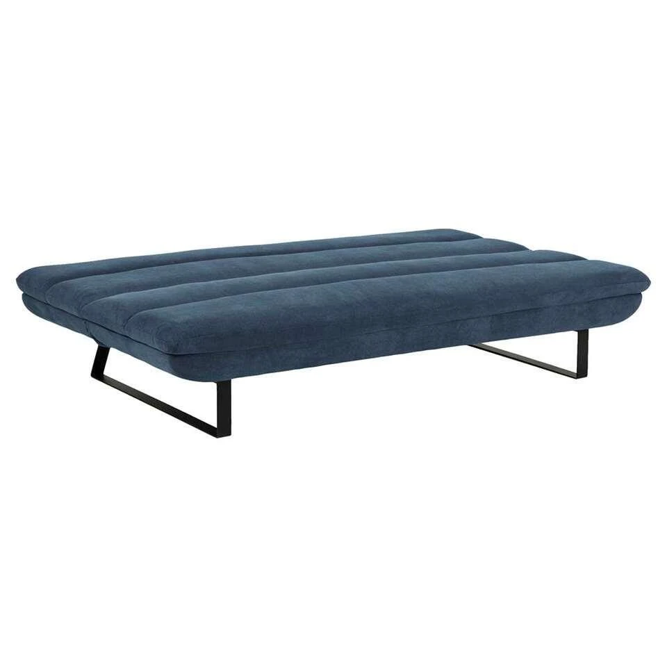 Slaapbank Adelaide - Donker Blauw - 91x200x124 Cm 4 Slaapbank Adelaide - Donker Blauw - 91x200x124 Cm - Afbeelding 2