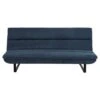 Slaapbank Adelaide - Donker Blauw - 91x200x124 Cm -Woonwinkel 12600430