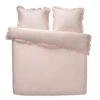 Royal Dekbedovertrek Cato Effen - Roze - 200x200/220 Cm -Woonwinkel 31106092