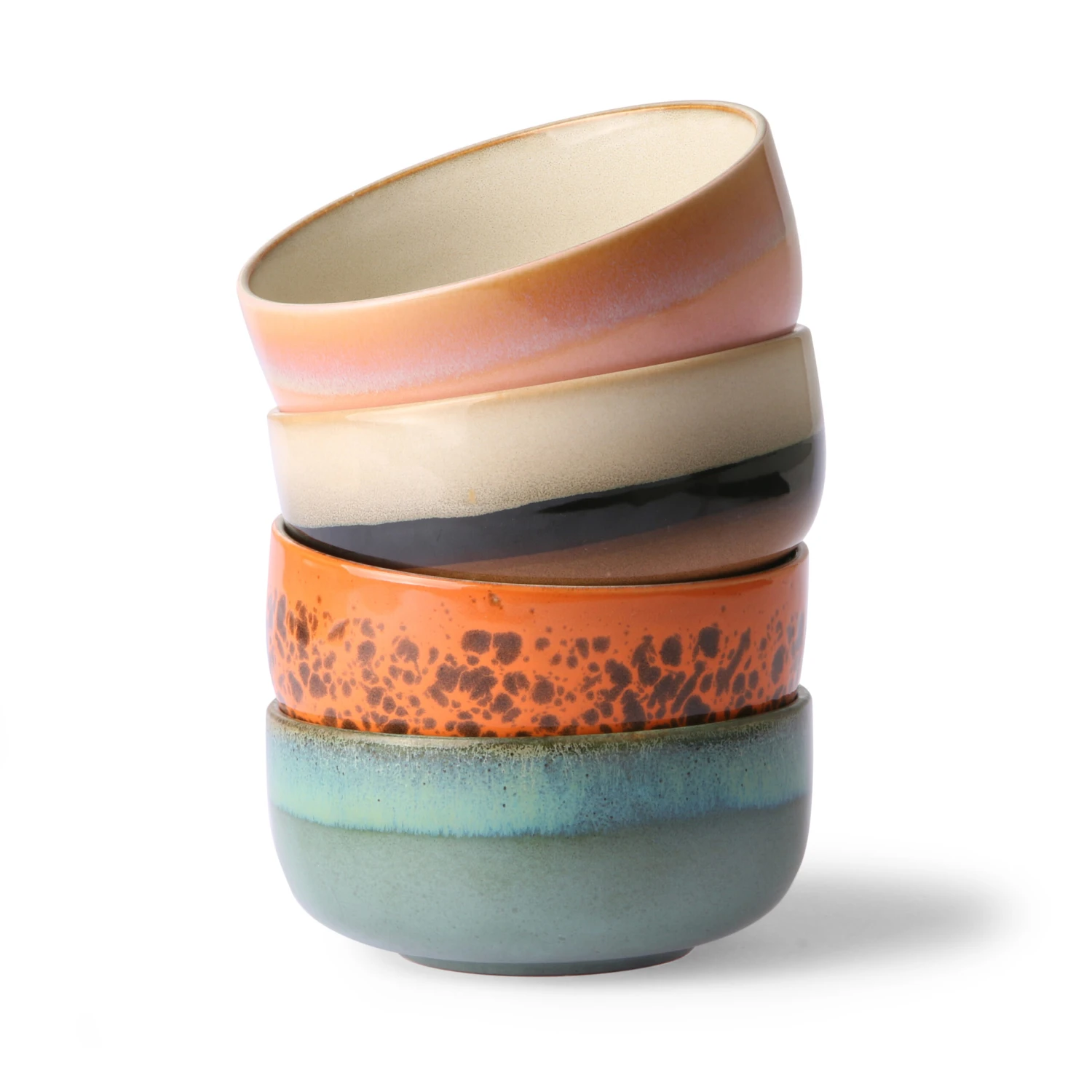 70's Dessertkom 4-delig 4 70's Dessertkom 4-delig - Afbeelding 2