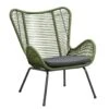 Loungefauteuil Monaco - Groen - Incl. Kussen -Woonwinkel 50105205