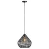 Hanglamp Vienne - Mat Zwart - Ø36x38 Cm -Woonwinkel 60101387