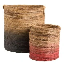 Mand Falco - Naturel/zwart - 45xØ40 Cm 8 Mand Falco - Naturel/zwart - 45xØ40 Cm -Woonwinkel 70503543 3000