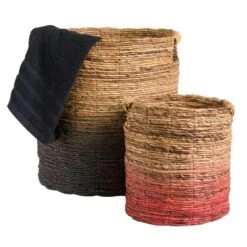 Mand Falco - Naturel/zwart - 45xØ40 Cm 9 Mand Falco - Naturel/zwart - 45xØ40 Cm -Woonwinkel 70503543 3300