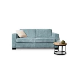 Bank Stuttgart 3-zits - Ribcord - Ijsblauw -Woonwinkel 81003139 4000