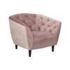 Fauteuil Thyrza - Fluweel - Oudroze -Woonwinkel 81020423