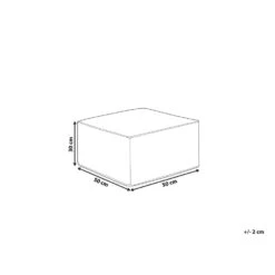 Beliani Poef MUKKI - Groen Corduroy -Woonwinkel 9837060088e24e61b8ef61589bd0a96b