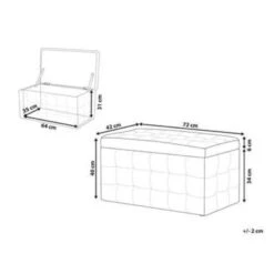 Beliani Ottomaan MICHIGAN - Zwart Kunstleer 9 Beliani Ottomaan MICHIGAN - Zwart Kunstleer -Woonwinkel cd2defedb4084bf8ad4e4c381656757b