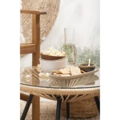 Le Sud Bijzettafel Monte Carlo - Naturel - Ø50x38 Cm -Woonwinkel sf 50155128 1012